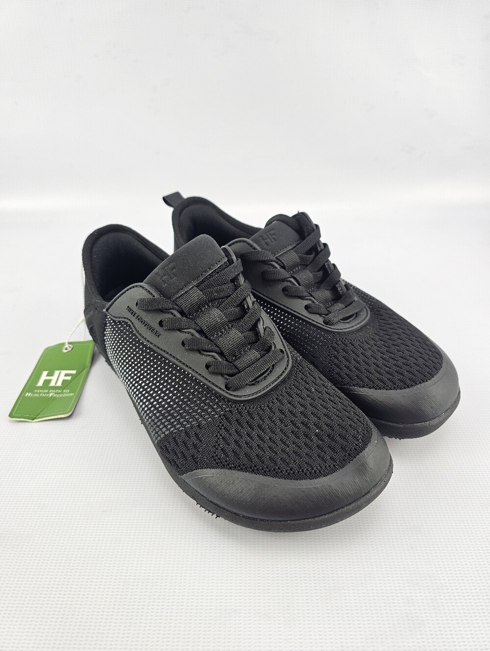 Hike Footwear HF Stride Barefoot Sneakers Lace Black Women's Size 6